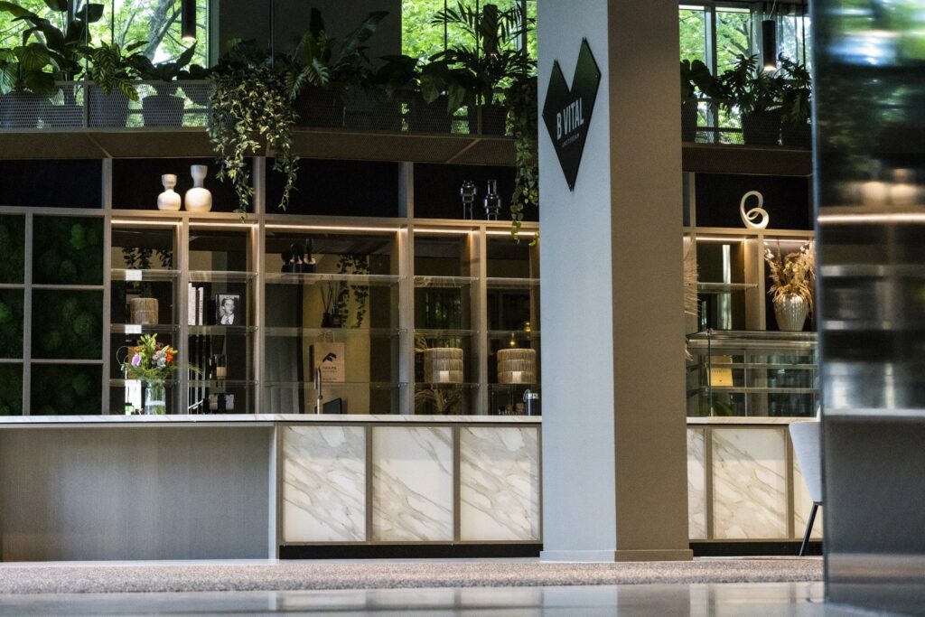 Lobby van Frame Offices Amsterdam Arena
